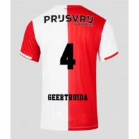 Feyenoord Lutsharel Geertruida #4 Hjemmedrakt 2023-24 Kortermet
